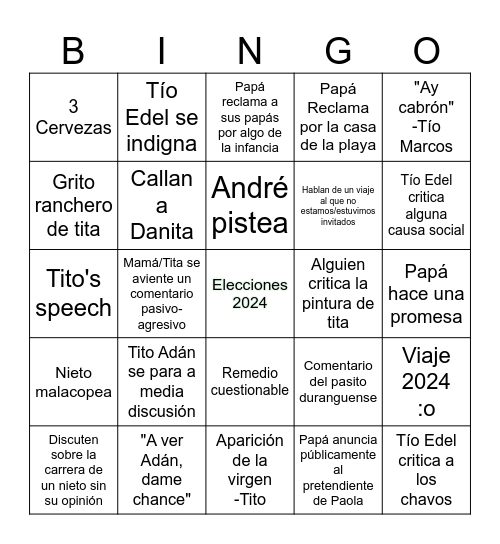 Christmas  Bingo :D Bingo Card