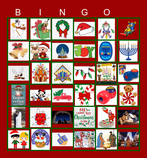 Christmas Bingo Card