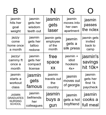 2024 Goals ✨ Bingo Card