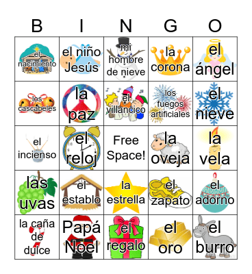 ¡OLE! Bingo Card