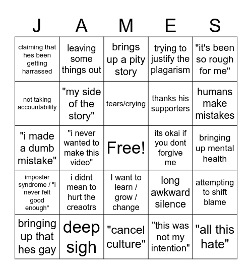 SOMERTON BINGO! Bingo Card