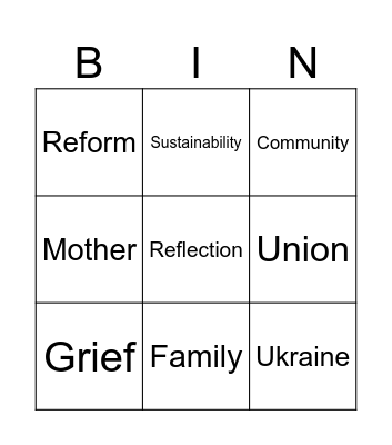 Charles in charge 2023 Bingo Card