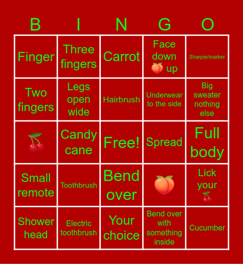 DM Bingo Card