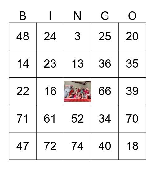Natal Andrijic 🎄❤️ Bingo Card