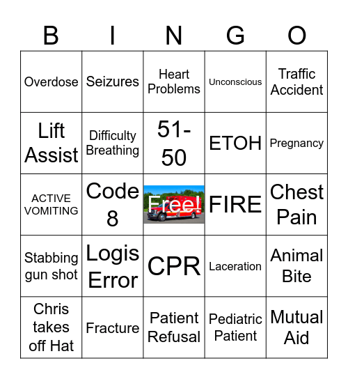 EMS BINGO Card