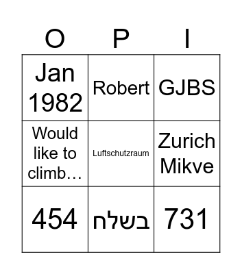 Happy Birthday Bingo Card