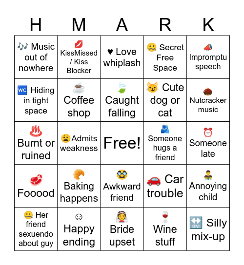 Coopmas Bingo Card
