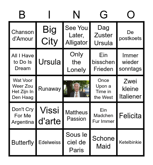 DJ Triesto Oudejaarsbingo ! Bingo Card