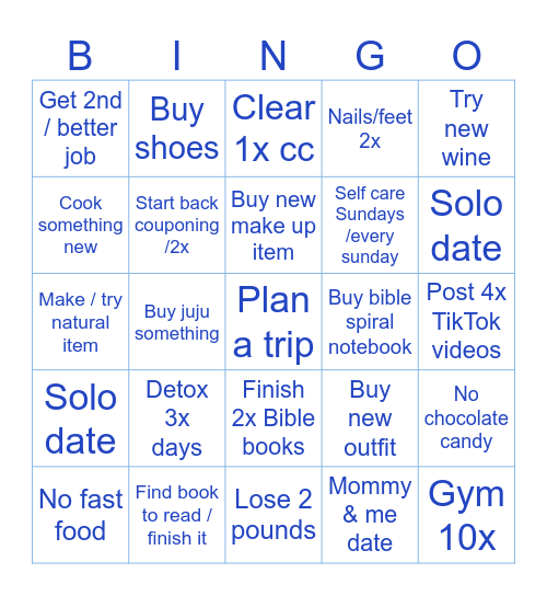2024 JANUARY 2024 Bingo Card
