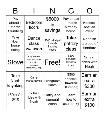 2024 Bingo Card