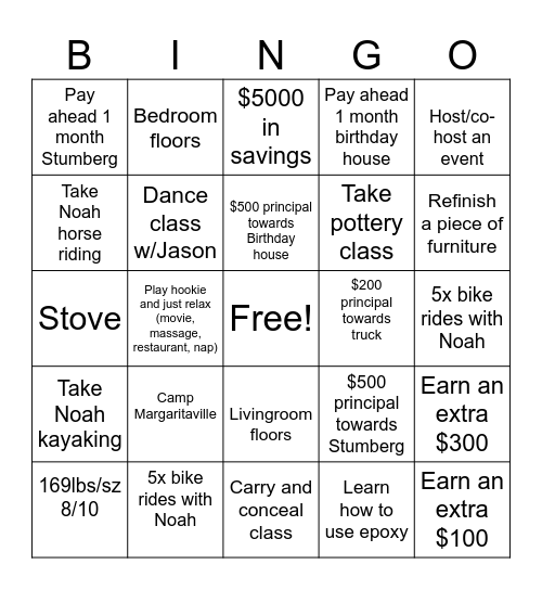 2024 Bingo Card