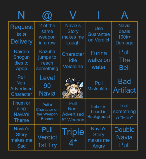 AR60 Holiday Celebration Bingo Card