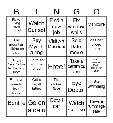 2024 Bingo Card