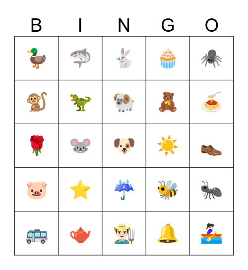 Mira's 2nd Bee Day Bingo Card