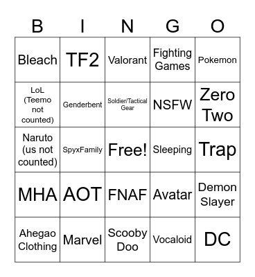 Cosmatsuri 2023 - Miro Bingo Card