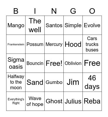 PHINGO Bingo Card