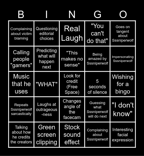JJJJJJacksfilms Bingo Card