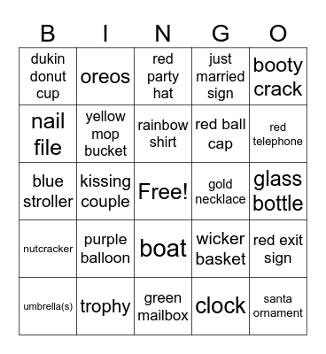 While You Were Sleeping Bingo Card