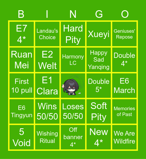 Amongla #sexy Bingo Card
