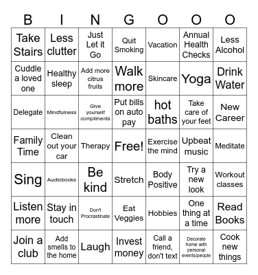 December 2023 All Hands Bingo Card