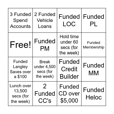 January 2024 Bingo Card