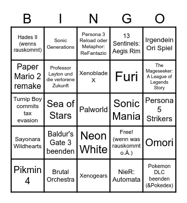 Hydrato 2024 Bingo Card Bingo Card