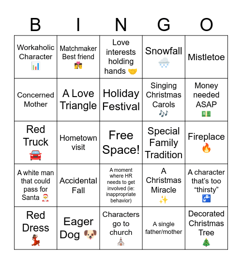 Jingle Bingo Card