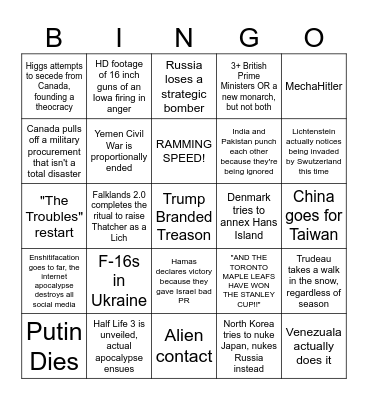 2024 Bingo Card