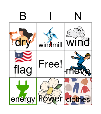 The Wind Bingo Card