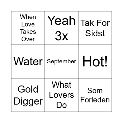 LA BAR BINGO Card