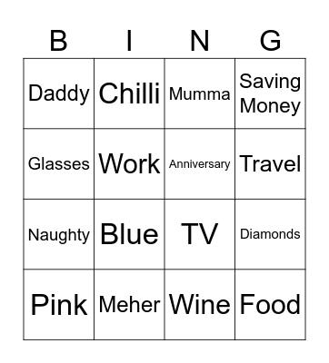29-Dec Bingo Card