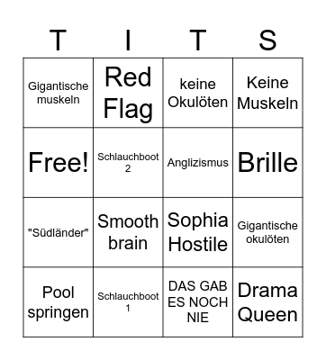 AYTO RTL S5 BITURBO Bingo Card