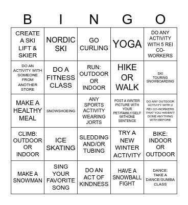 JORTS OF JULY BINGO Card