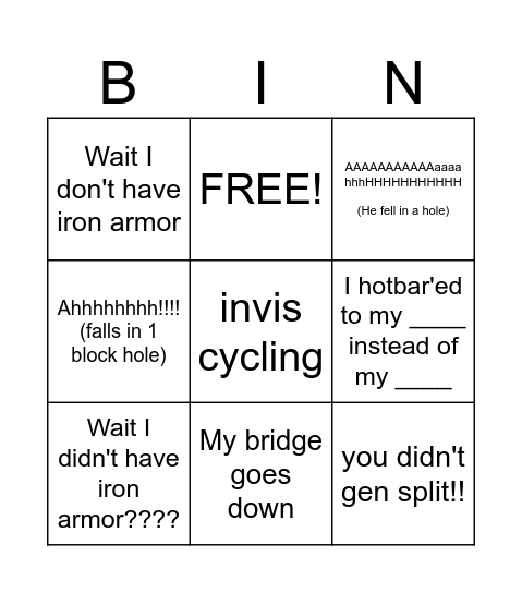DannydeDino bingo Card