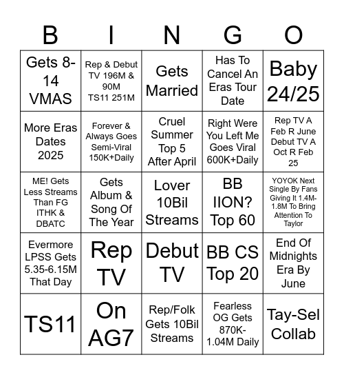 TS 2024 Per Bingo Card