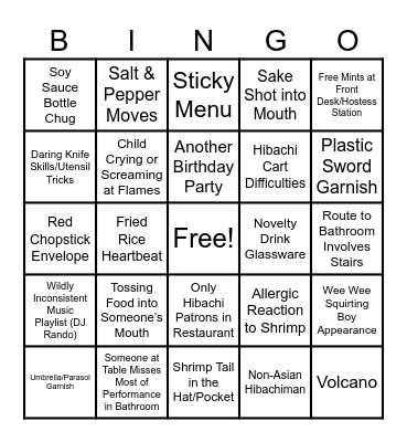 HIBRUNCHI BRINGO V2 Bingo Card