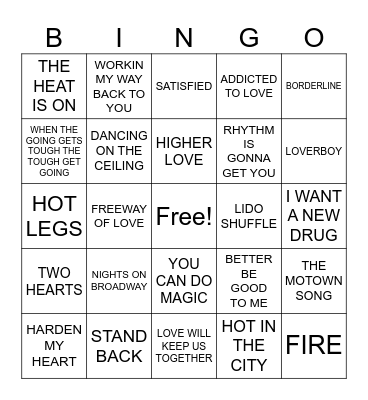 ELKS 4- MISC HITS Bingo Card