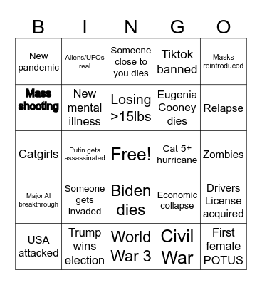 2024 BINGO Card