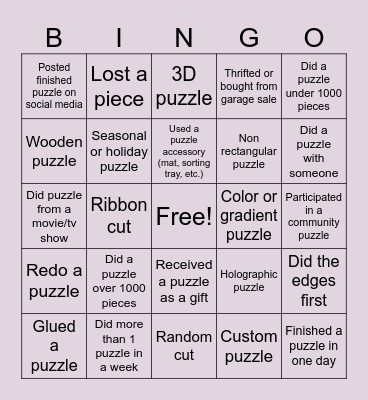 2024 Bingo Card