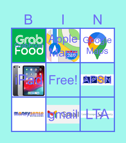Computer Lesson Bingo Card