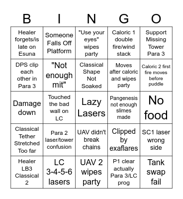 P12S Bingo Card