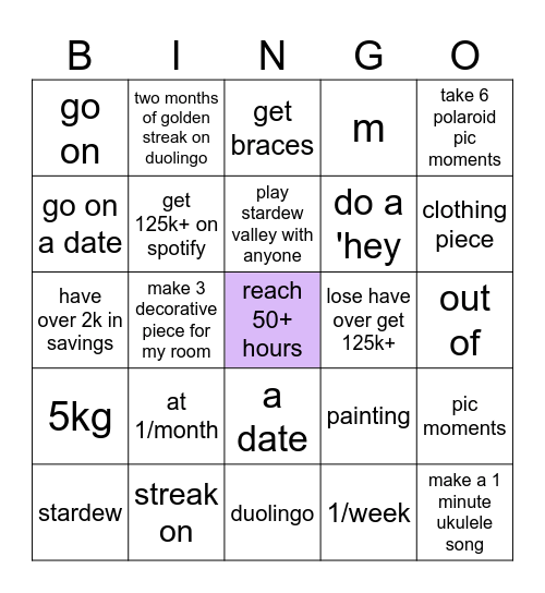 2024 BINGO Card