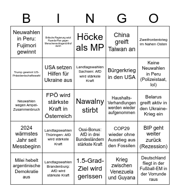 2024 Katastrophenbingo Card