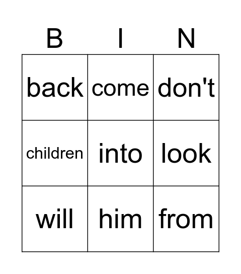 Yellow 2 Bingo Card