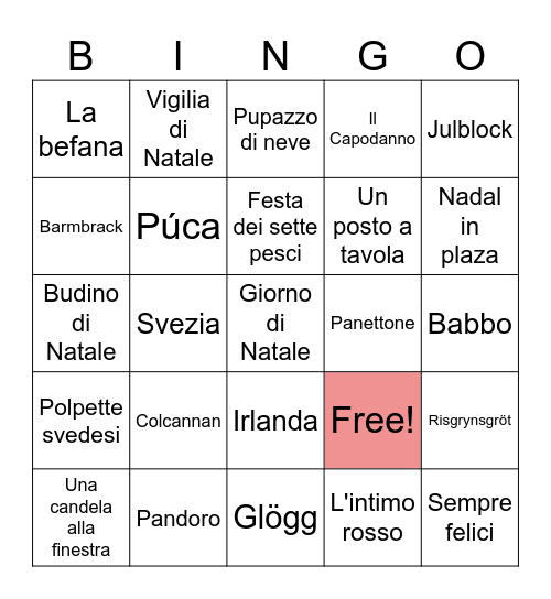 Compagnoni-Bignami-Bernardi-Stucchi-Whelan Bingo Card