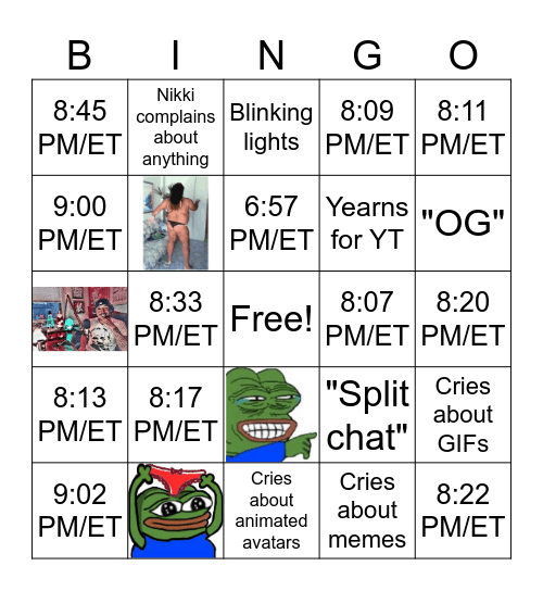 Bitchin' Bingo Card