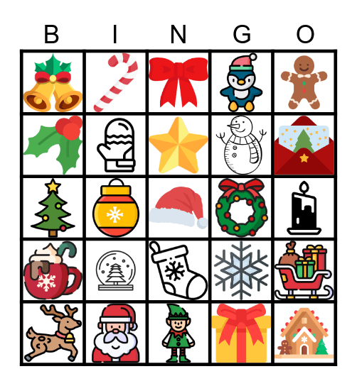 Christmas Bingo Card