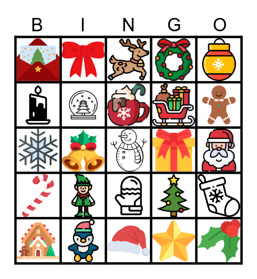 Christmas Bingo Card