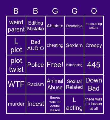 tmrws teachings Bingo Card