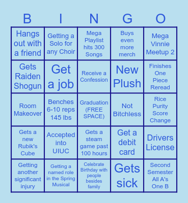 January-CollegeBegins Bingo Card